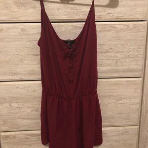 red romper